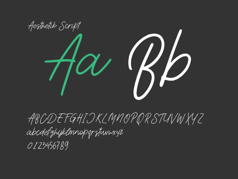 Aesthetik Script