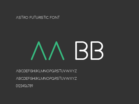 Astro Futuristic Font