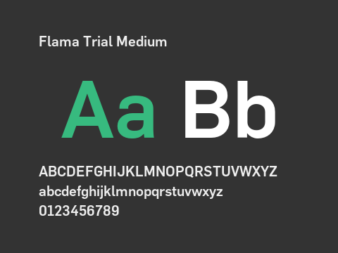 Flama Trial Medium