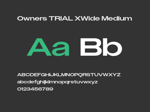 Owners TRIAL XWide Medium