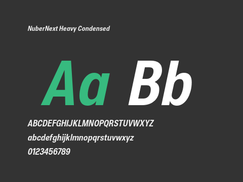 NuberNext Heavy Condensed