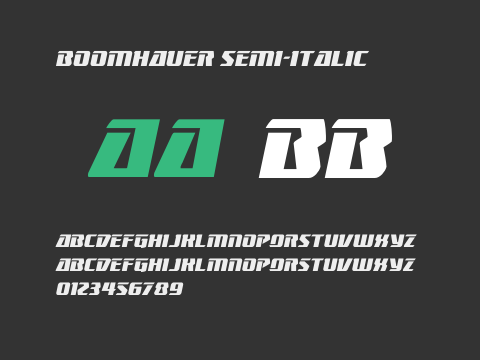 Boomhauer Semi-Italic