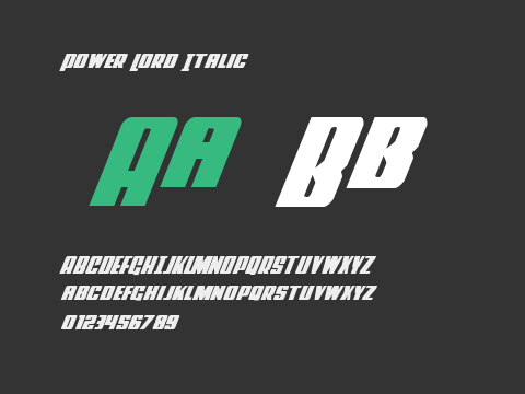 Power Lord Italic