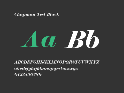 Chapman Test Black