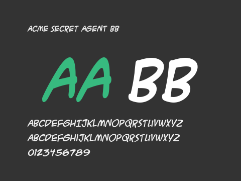 ACME Secret Agent BB