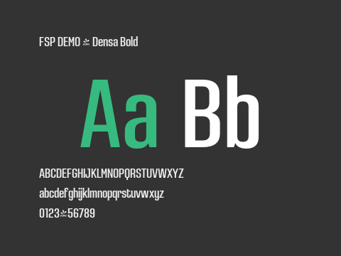 FSP DEMO - Densa Bold