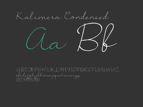 Kalimera Condensed