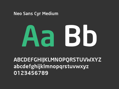 Neo Sans Cyr Medium