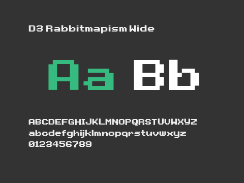 D3 Rabbitmapism Wide