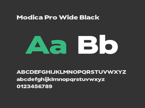 Modica Pro Wide Black