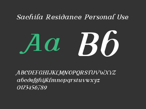 Sachila Residance Personal Use