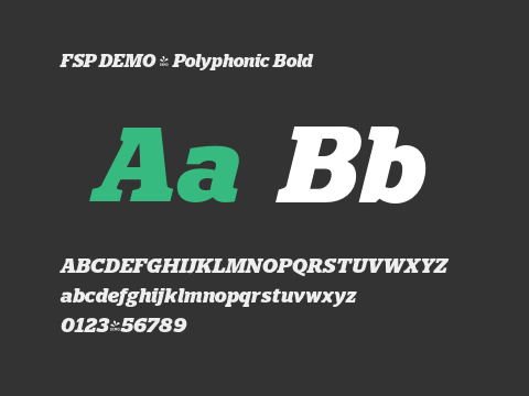 FSP DEMO - Polyphonic Bold