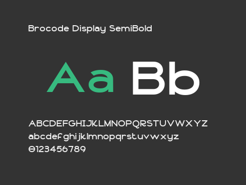 Brocode Display SemiBold