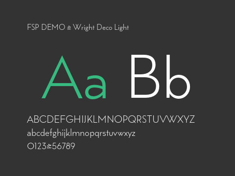 FSP DEMO - Wright Deco Light