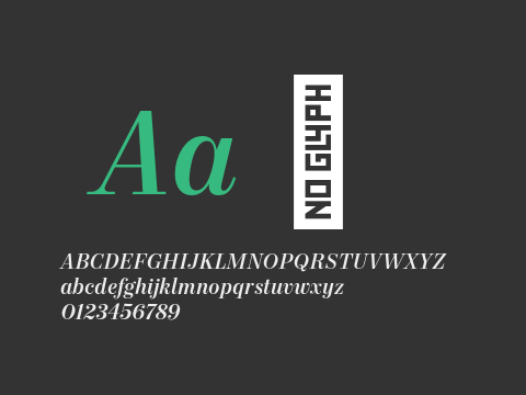 Mort Modern 09 Medium Italic