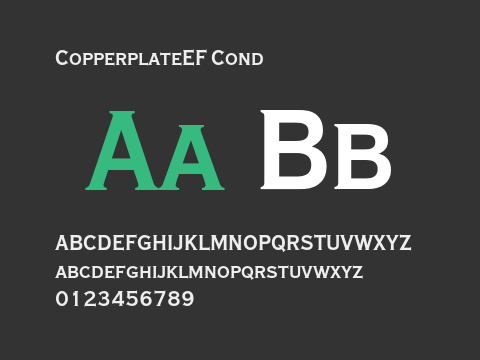 CopperplateEF Cond