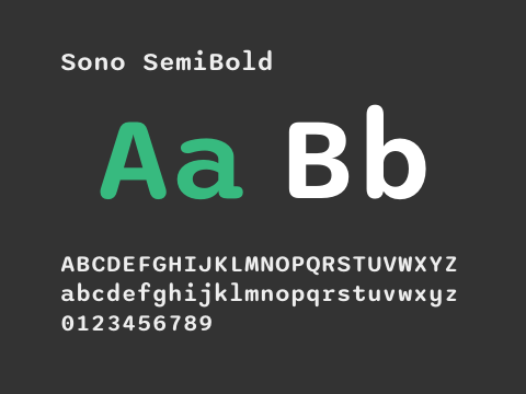 Sono SemiBold