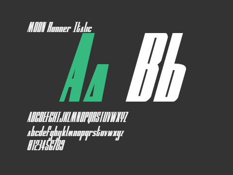 MOON Runner Italic