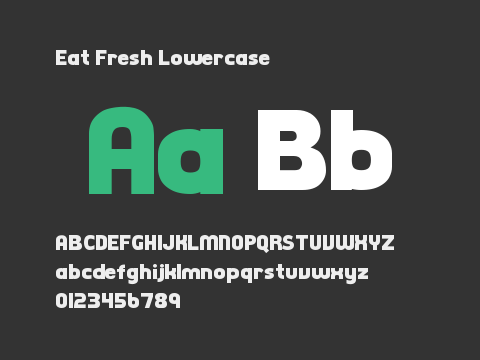 Eat Fresh Lowercase