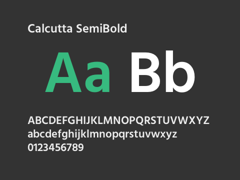 Calcutta SemiBold