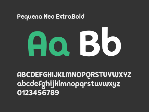 Pequena Neo ExtraBold