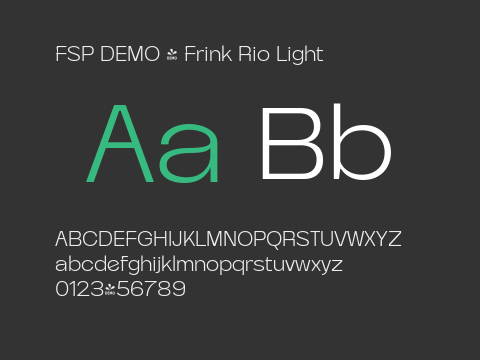 FSP DEMO - Frink Rio Light