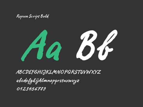 Ropsen Script Bold