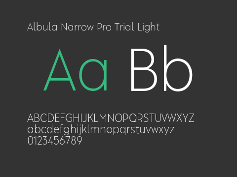 Albula Narrow Pro Trial Light