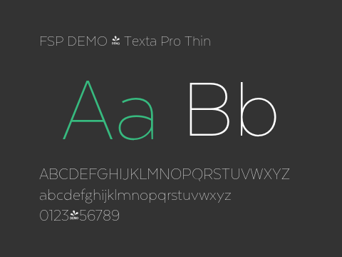 FSP DEMO - Texta Pro Thin