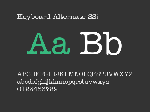 Keyboard Alternate SSi