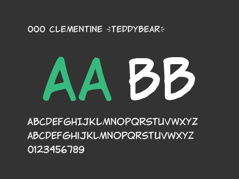 000 Clementine [TeddyBear]