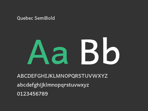 Quebec SemiBold