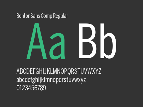 BentonSans Comp Regular