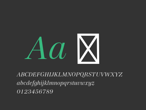 MadiganText-Italic