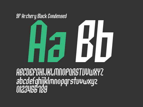 SF Archery Black Condensed