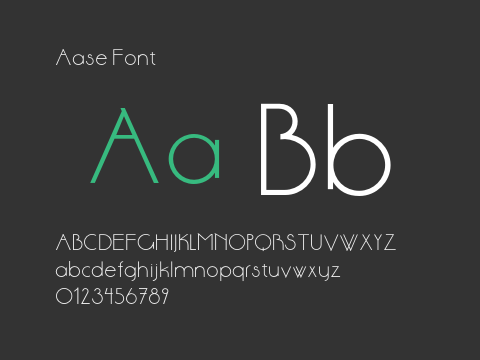 Aase Font