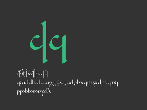 Tengwar Eldamar