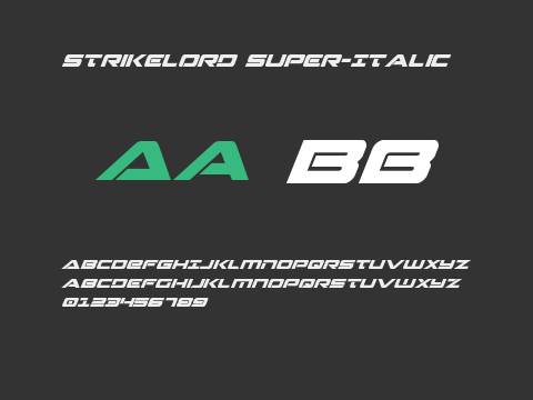 Strikelord Super-Italic