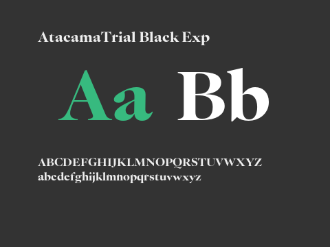 AtacamaTrial Black Exp