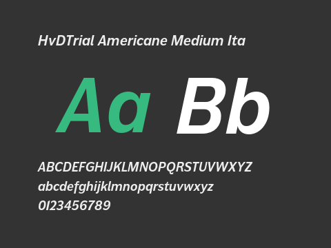 HvDTrial Americane Medium Ita