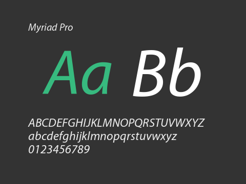 Myriad Pro