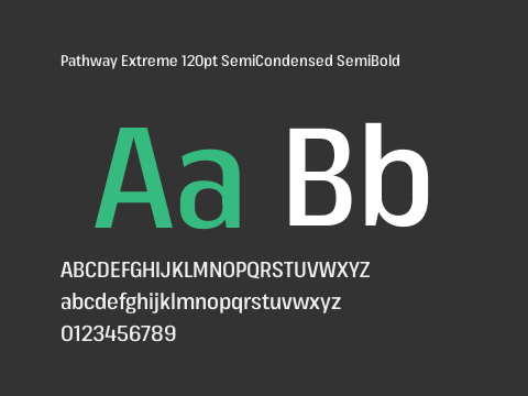 Pathway Extreme 120pt SemiCondensed SemiBold