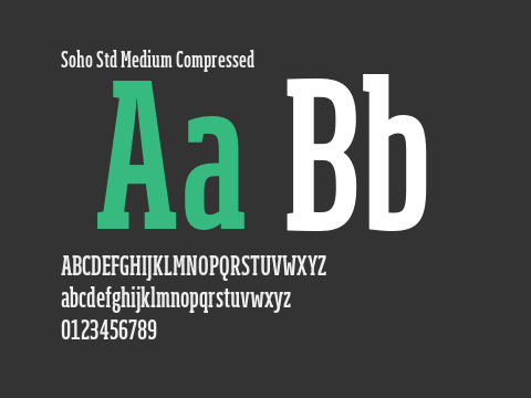 Soho Std Medium Compressed