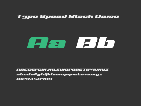 Typo Speed Black Demo