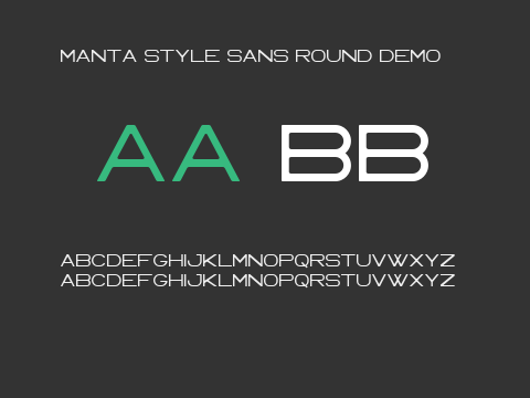 Manta Style Sans Round DEMO