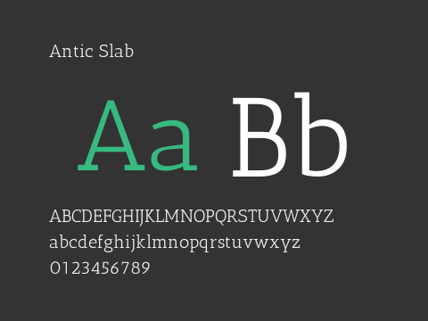 Antic Slab