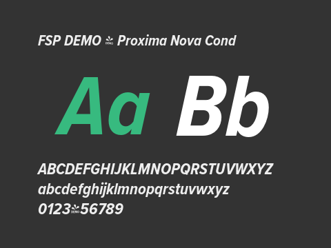 FSP DEMO - Proxima Nova Cond