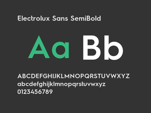 Electrolux Sans SemiBold