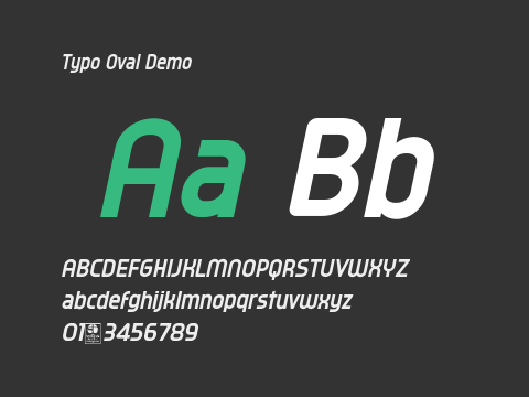 Typo Oval Demo