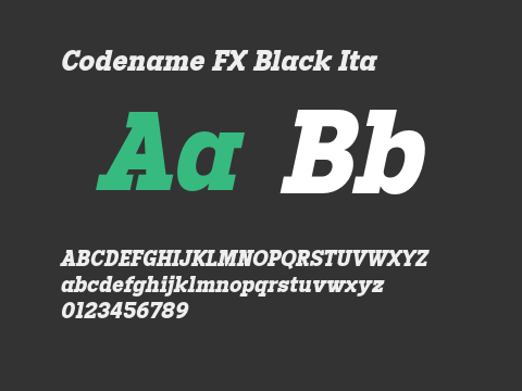 Codename FX Black Ita